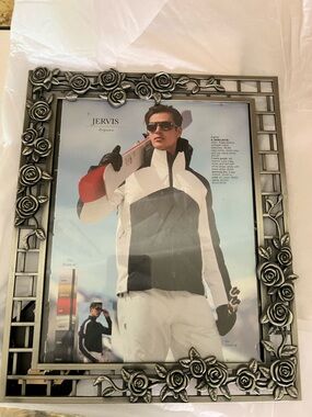 🍭2for1price💕Antique photo frame Roses details  .8×10